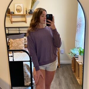 American Eagle Super Soft Purple Sweatshirt — Women’s XS